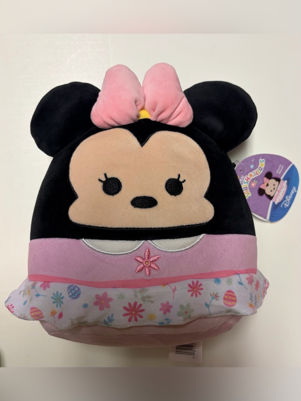NWT Disney Minnie Mouse Pink Bow Plush Squishmallow